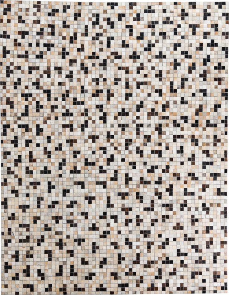 Detail image of 8' x 9' 9 Cowhide Leather Rug