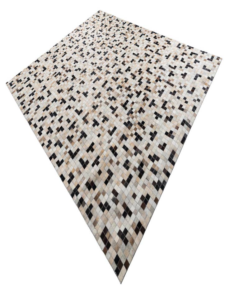 Detail image of 8' 2 x 10' Cowhide Leather Rug