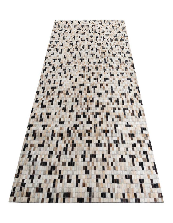 Detail image of 8' 2 x 10' Cowhide Leather Rug