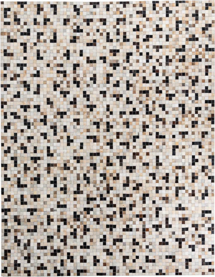 Detail image of 8' 2 x 10' Cowhide Leather Rug