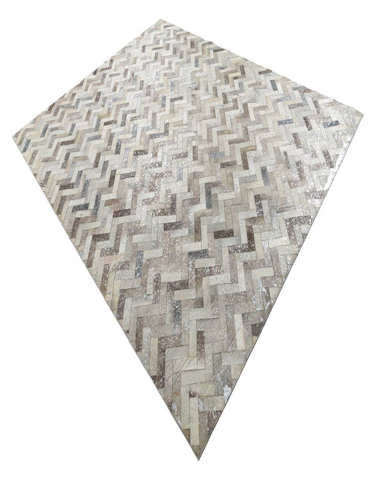 Detail image of 7' 10 x 10' Cowhide Leather Rug