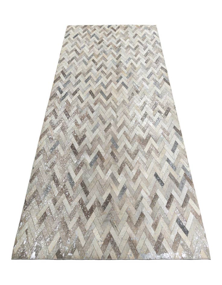 Detail image of 7' 10 x 10' Cowhide Leather Rug