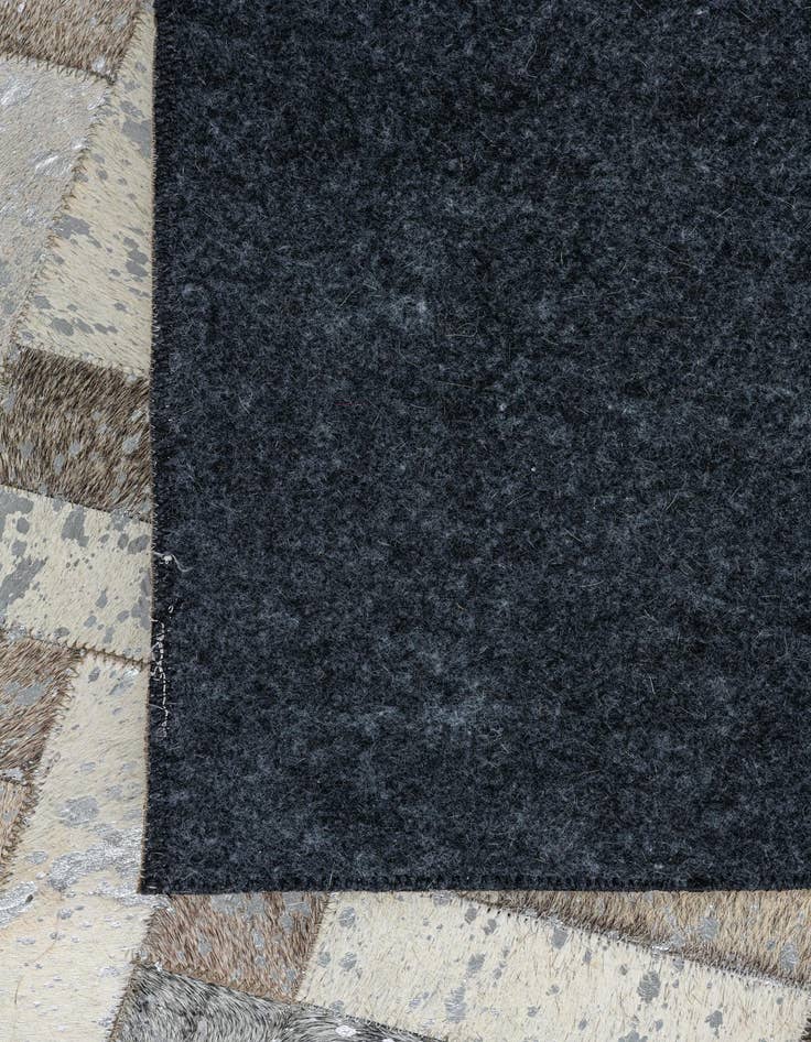 Detail image of 7' 10 x 10' Cowhide Leather Rug