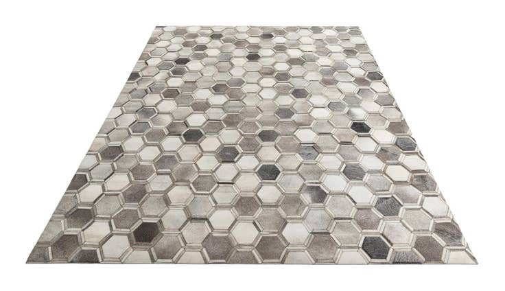 Detail image of 8' 1 x 10' Cowhide Leather Rug
