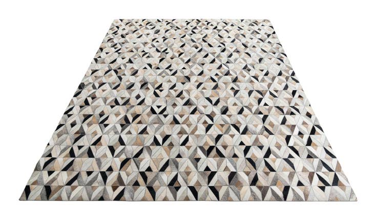 Detail image of 8' x 9' 9 Cowhide Leather Rug