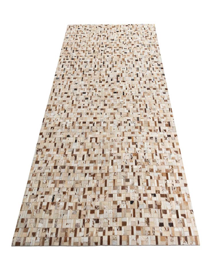 Detail image of 7' 10 x 9' 10 Cowhide Leather Rug