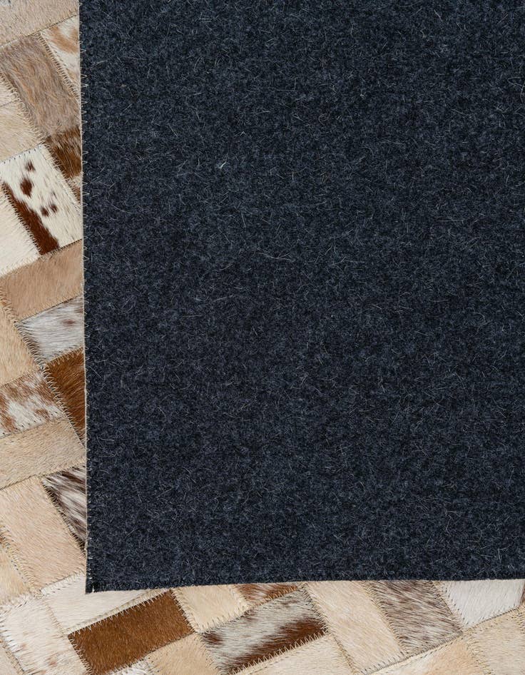 Detail image of 7' 10 x 9' 10 Cowhide Leather Rug