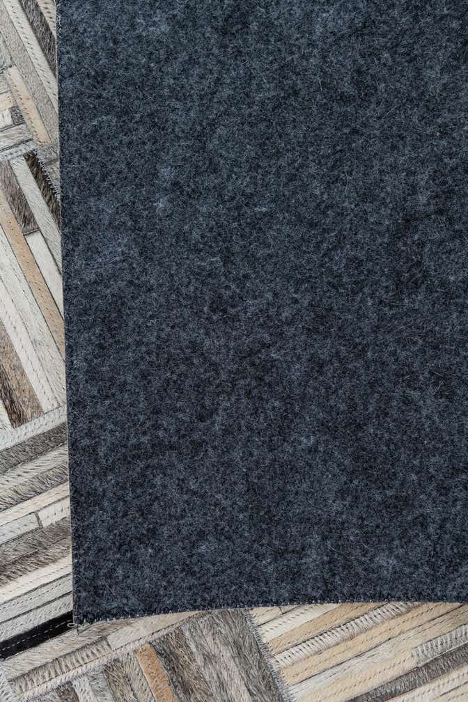 7' 10 x 9' 10 Cowhide Leather Rug