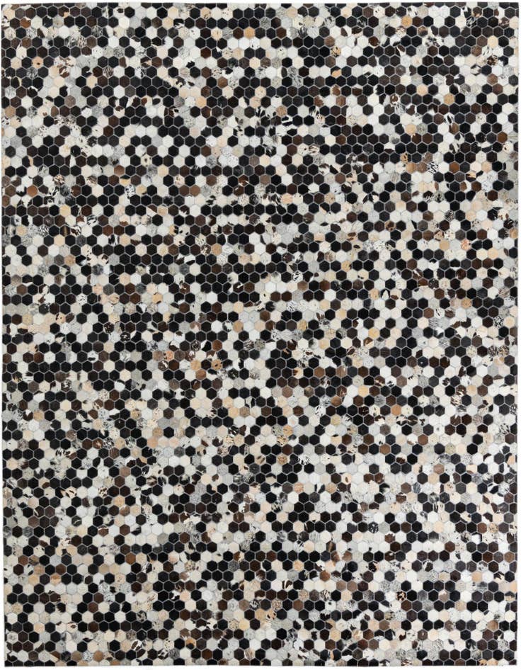 Detail image of 8' x 10' Cowhide Leather Rug