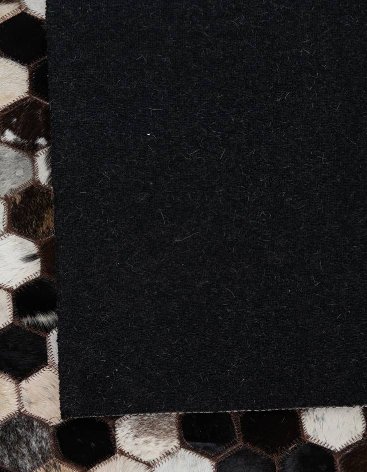 Detail image of 7' 6 x 10' 1 Cowhide Leather Rug