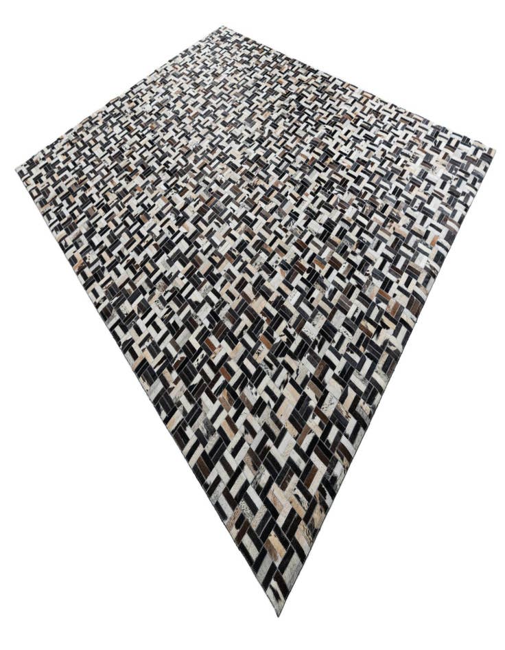 Detail image of 8' x 10' Cowhide Leather Rug