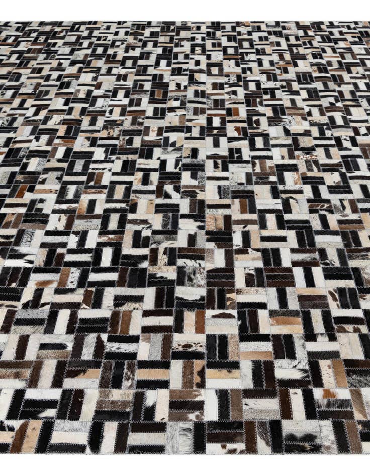 Detail image of 8' x 10' Cowhide Leather Rug