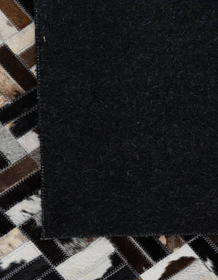Detail image of 8' x 10' Cowhide Leather Rug
