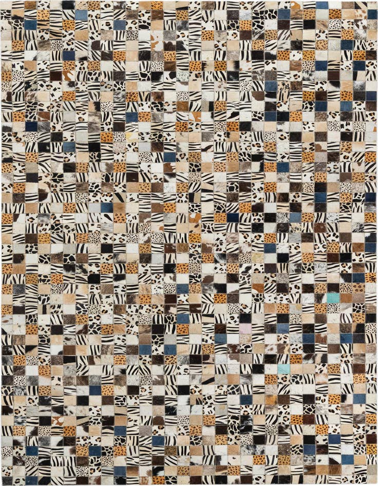 Detail image of 5' x 8' Cowhide Leather Rug