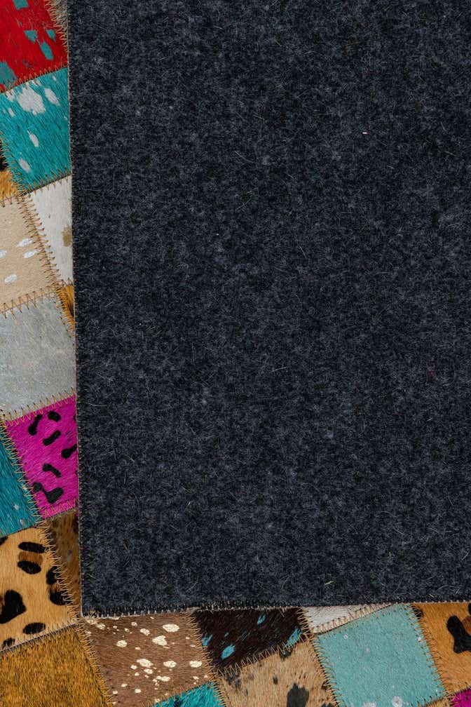 5' x 8' Cowhide Leather Rug