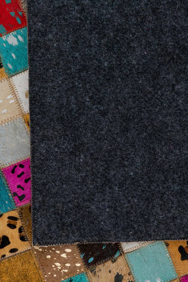 Detail image of 5' x 8' Cowhide Leather Rug