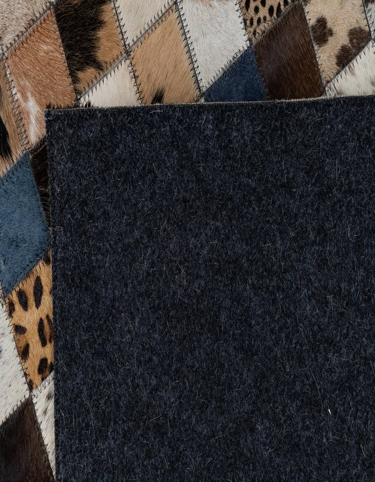 Detail image of 5' x 8' Cowhide Leather Rug