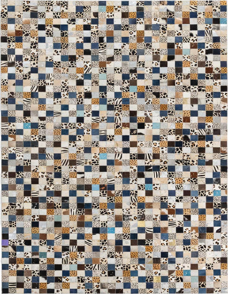 Detail image of 5' x 8' Cowhide Leather Rug