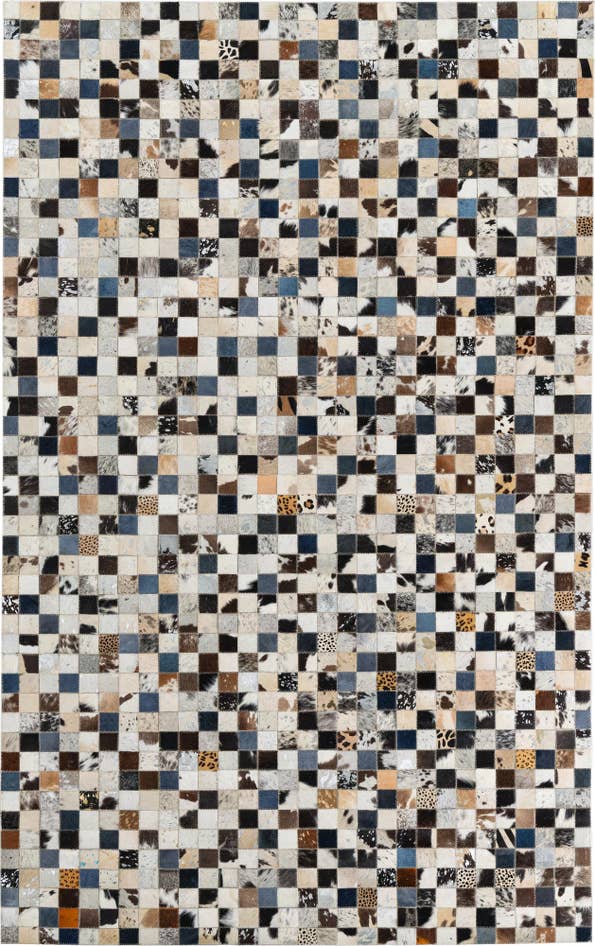 Detail image of 5' x 8' Cowhide Leather Rug