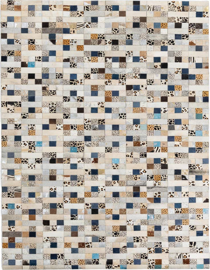Detail image of 5' x 8' Cowhide Leather Rug