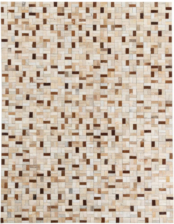 Detail image of 5' x 8' Cowhide Leather Rug
