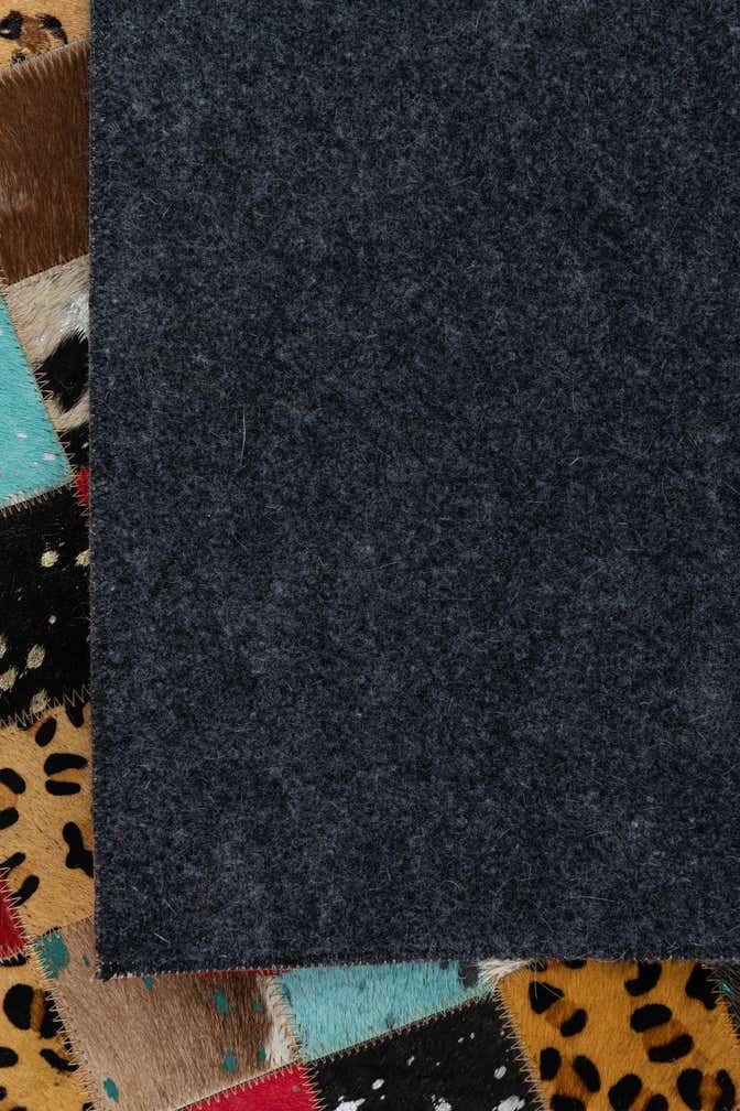 5' x 8' Cowhide Leather Rug