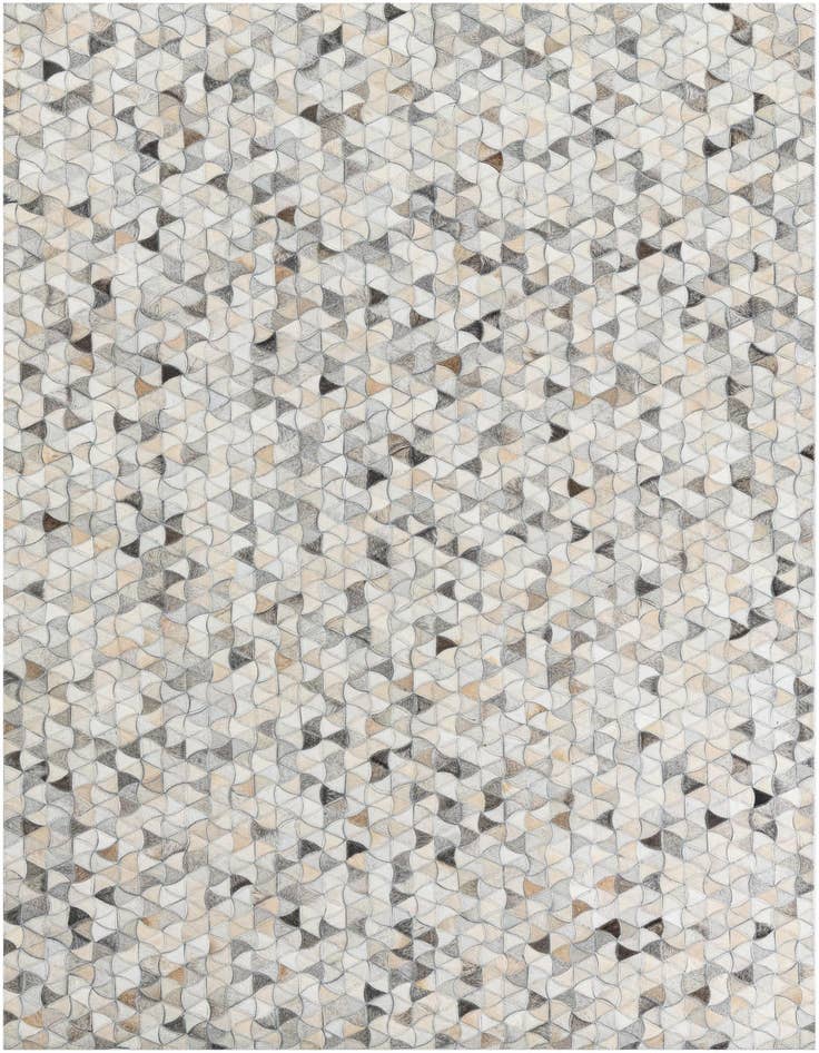 Detail image of 5' 1 x 7' 7 Cowhide Leather Rug