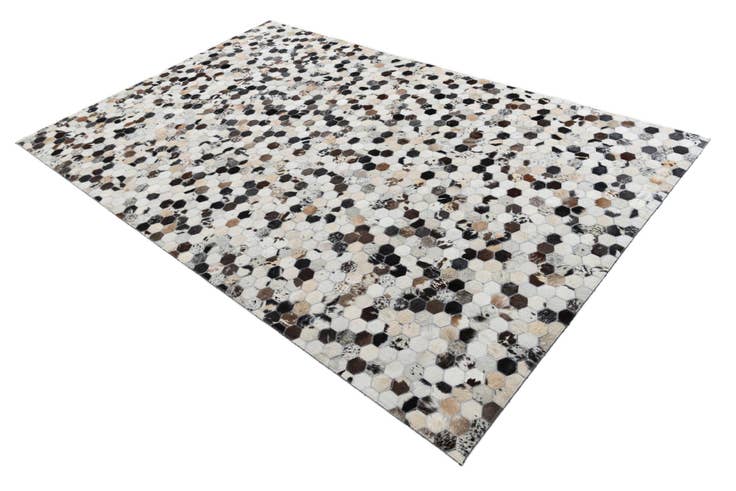 Detail image of 5' x 8' Cowhide Leather Rug