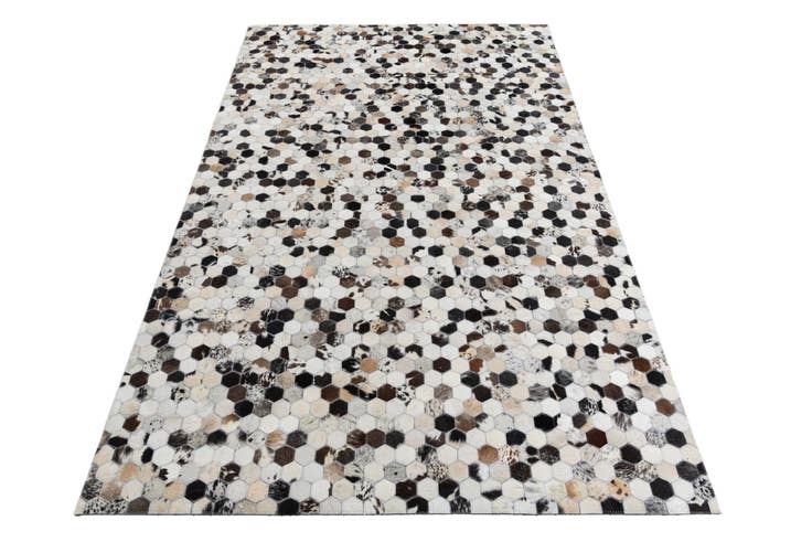 Detail image of 5' x 8' Cowhide Leather Rug