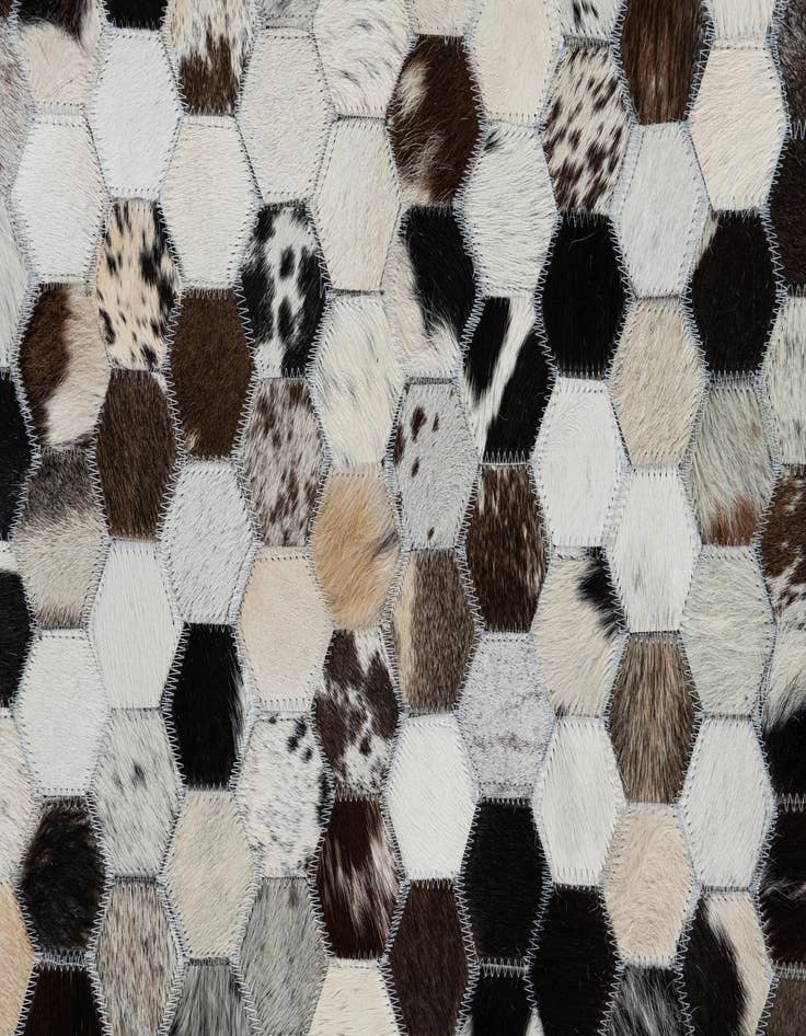 Detail image of 5' x 8' Cowhide Leather Rug