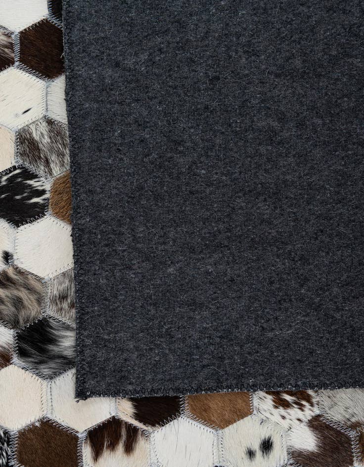 Detail image of 5' x 8' Cowhide Leather Rug