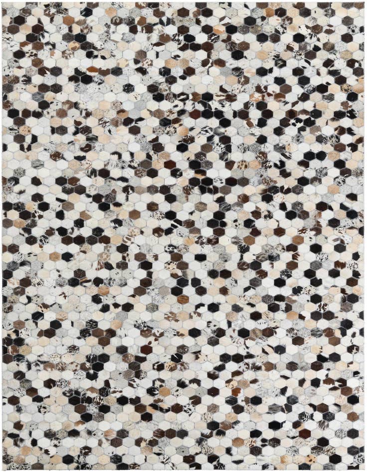 Detail image of 5' x 8' Cowhide Leather Rug