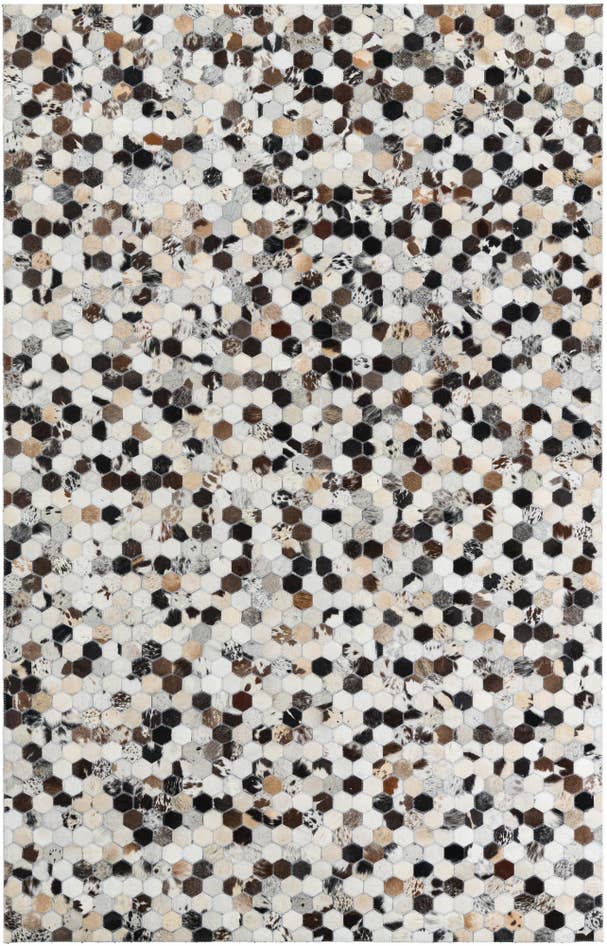 Detail image of 5' x 8' Cowhide Leather Rug