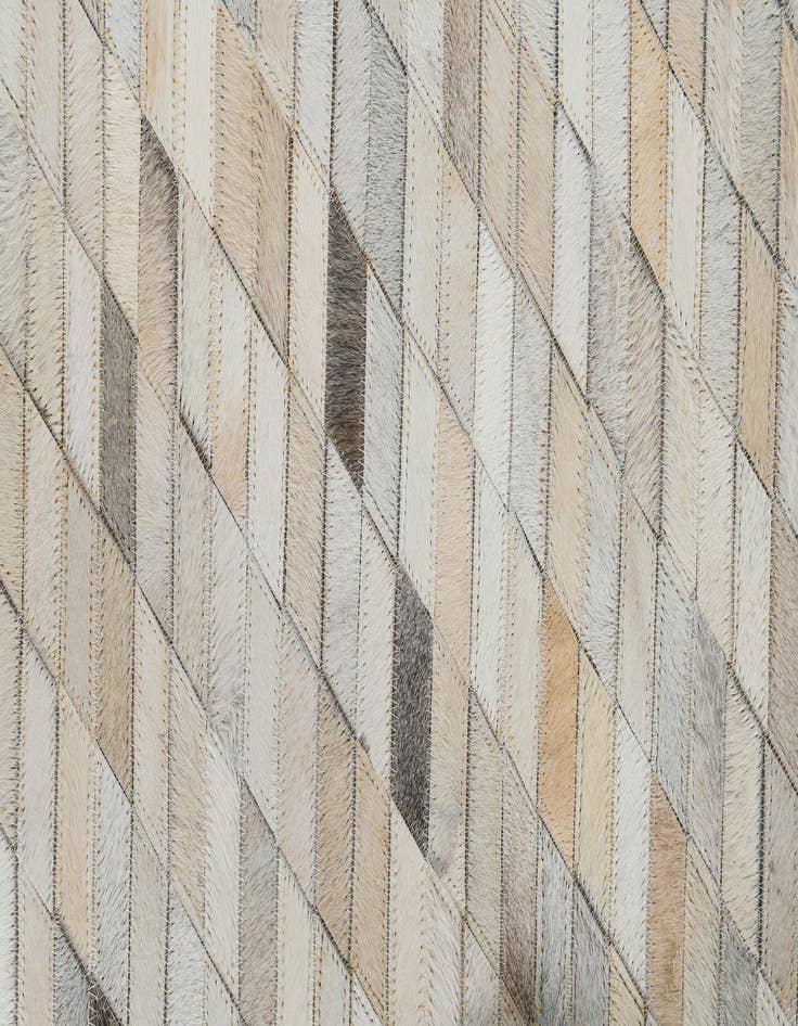 Detail image of 5' x 8' Cowhide Leather Rug