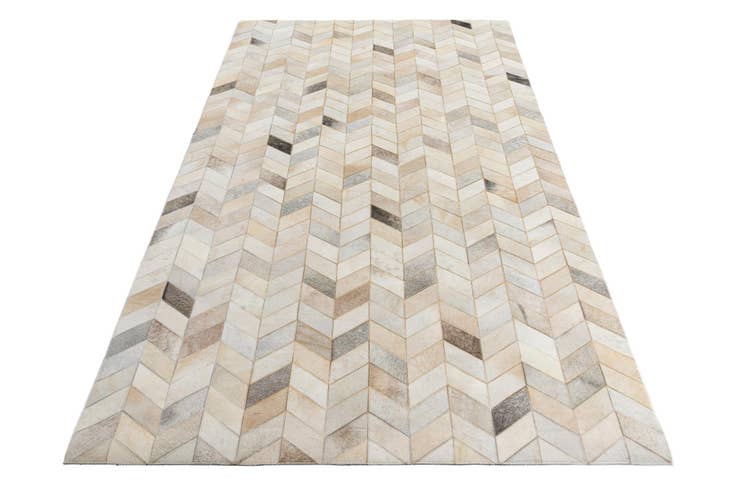 Detail image of 5' x 8' Cowhide Leather Rug