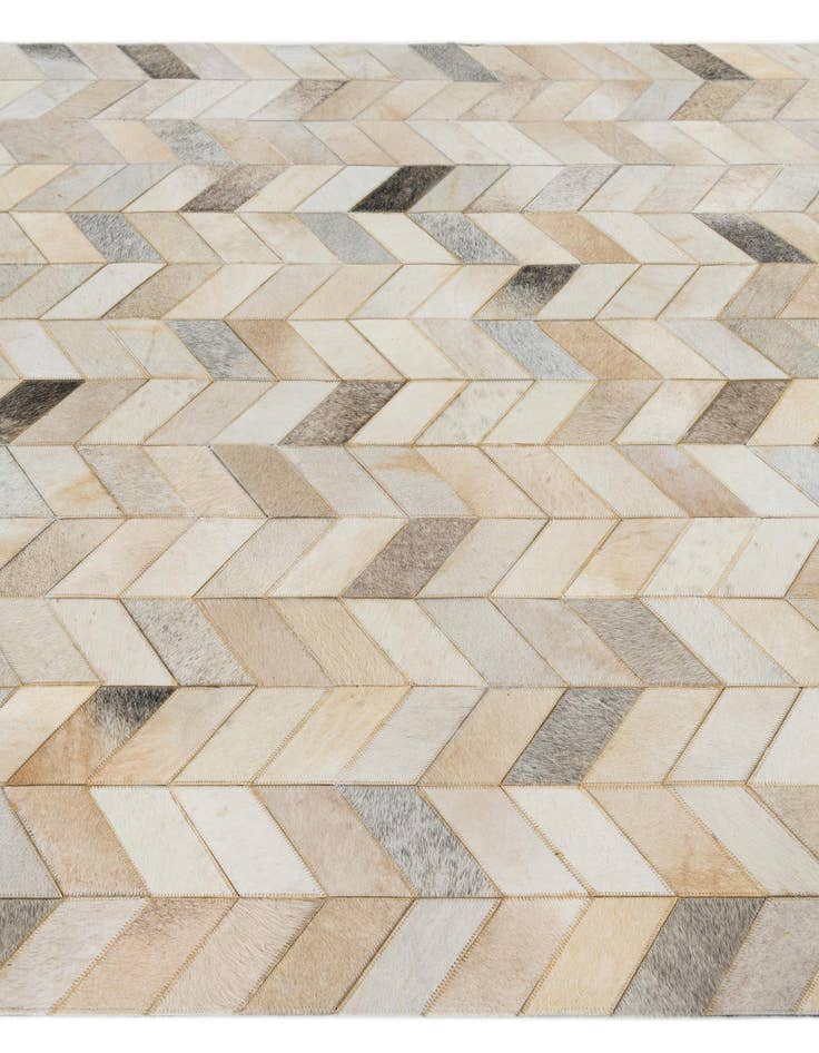 Detail image of 5' x 8' Cowhide Leather Rug