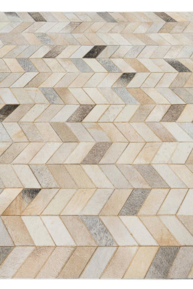 Detail image of 5' x 8' Cowhide Leather Rug