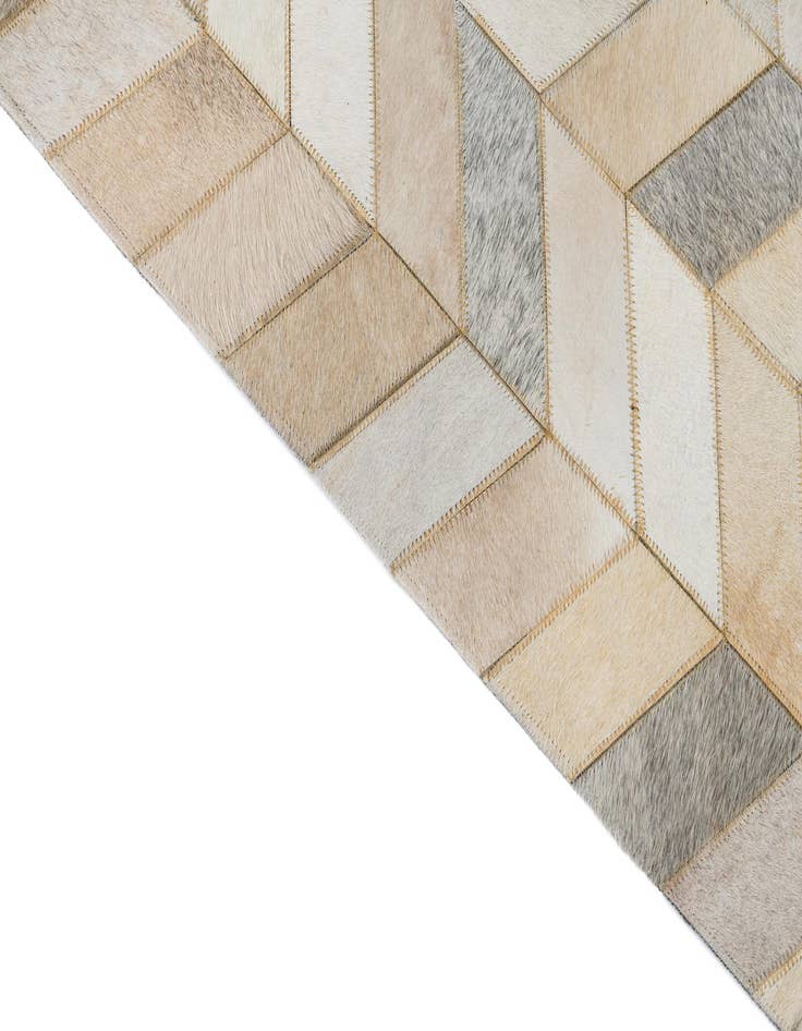 Detail image of 5' x 8' Cowhide Leather Rug