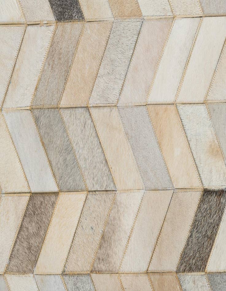 Detail image of 5' x 8' Cowhide Leather Rug