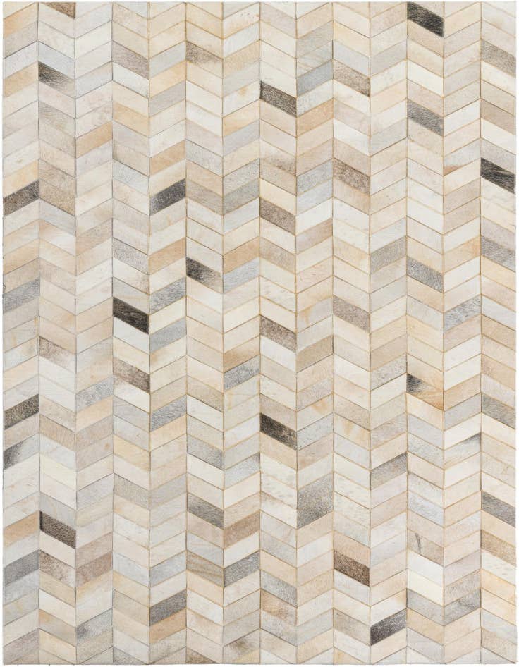 Detail image of 5' x 8' Cowhide Leather Rug