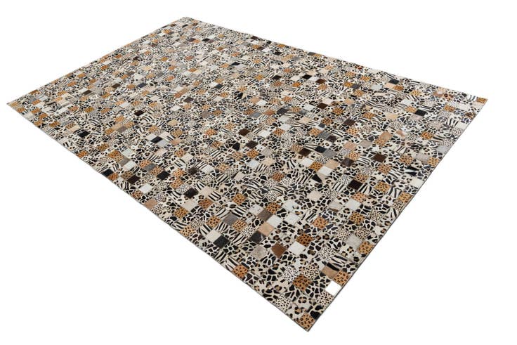 Detail image of 5' x 8' Cowhide Leather Rug