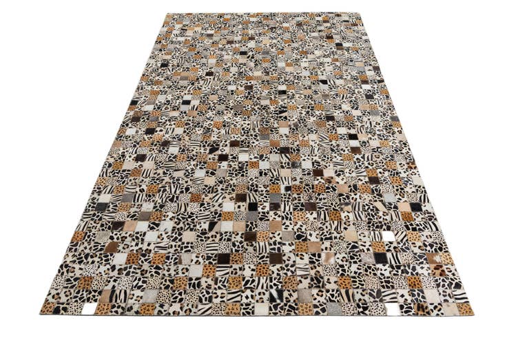 Detail image of 5' x 8' Cowhide Leather Rug
