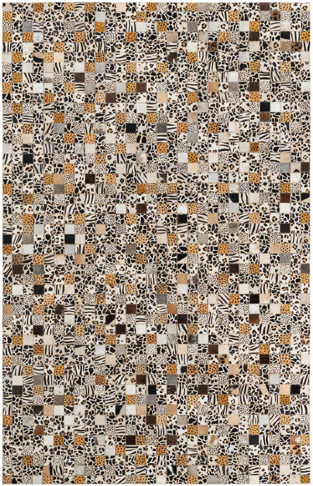 Detail image of 5' x 8' Cowhide Leather Rug