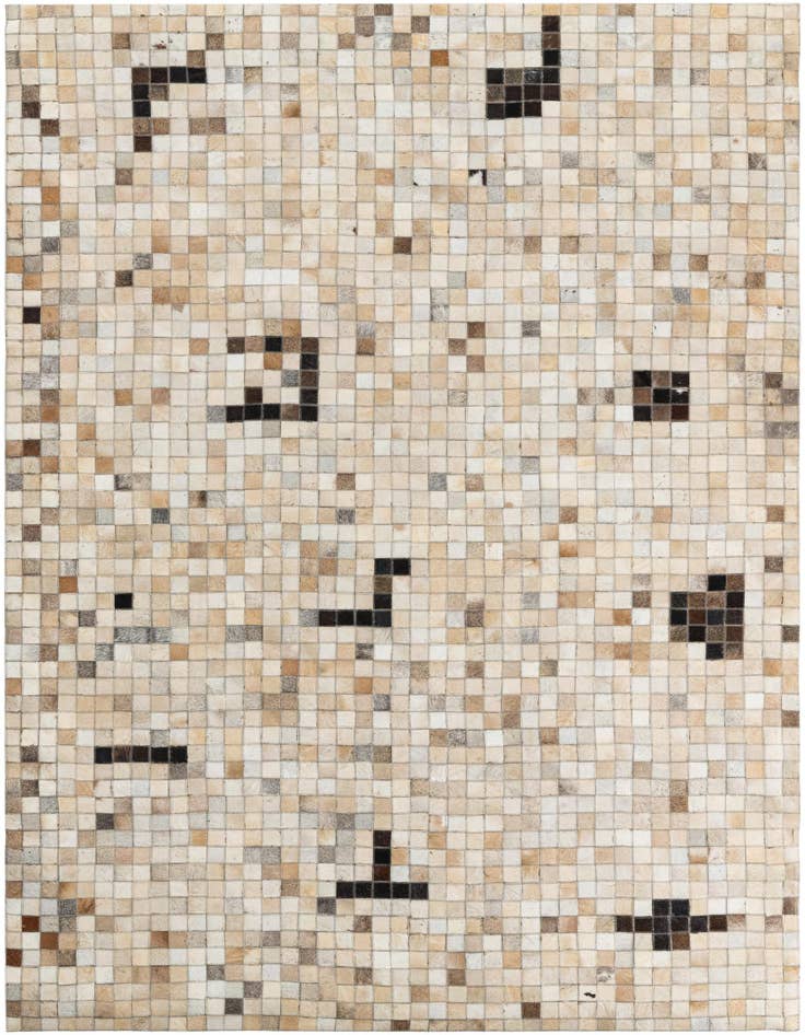 Detail image of 5' 5 x 7' 8 Cowhide Leather Rug