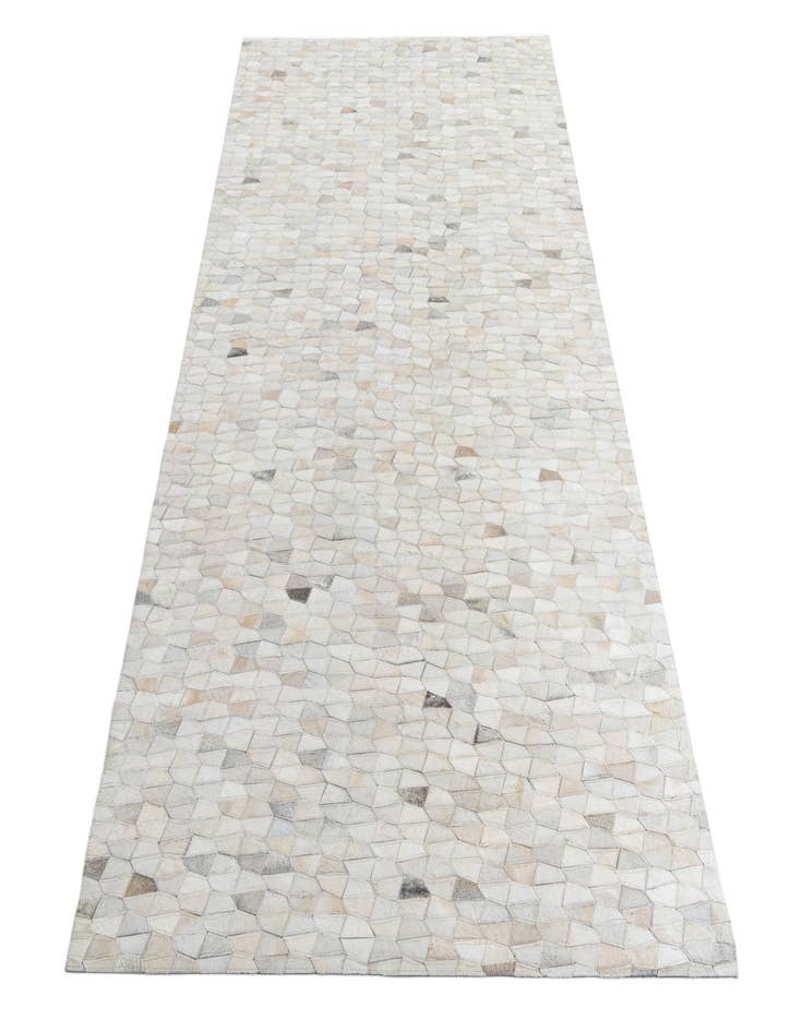 Detail image of 5' 3 x 7' 10 Cowhide Leather Rug