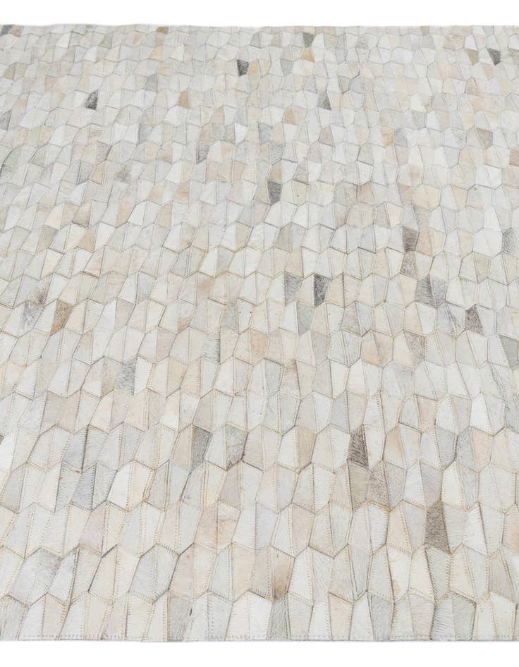 Detail image of 5' 3 x 7' 10 Cowhide Leather Rug