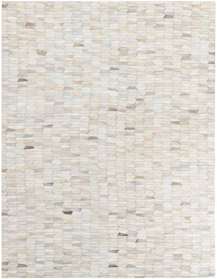 Detail image of 5' 3 x 7' 10 Cowhide Leather Rug