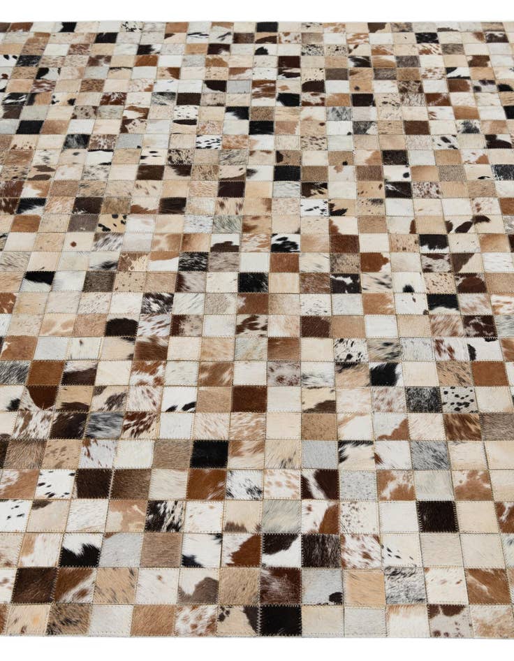 Detail image of 5' x 8' Cowhide Leather Rug