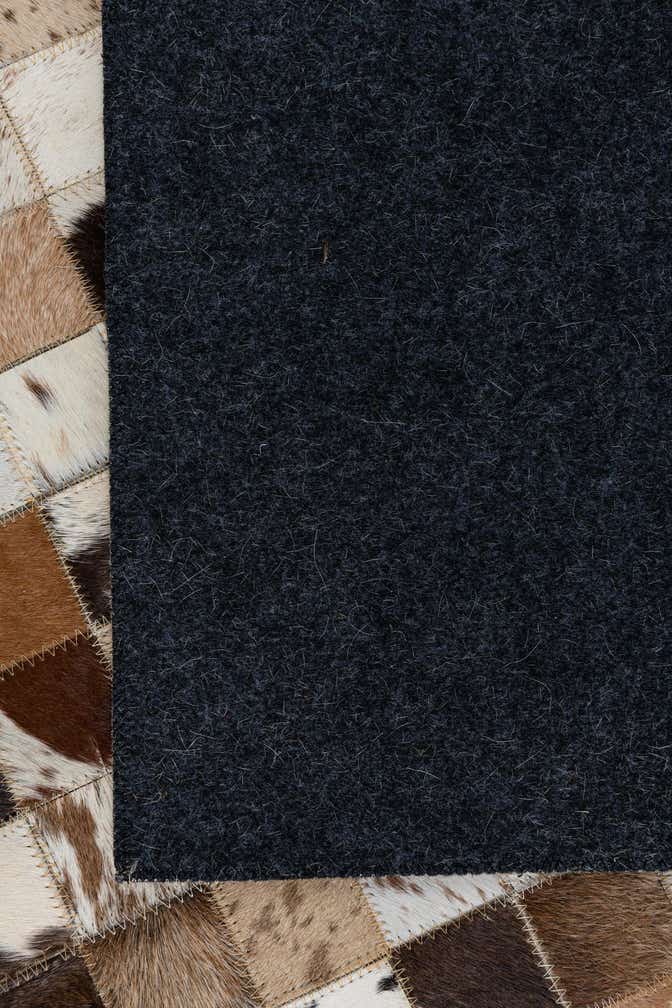 5' x 8' Cowhide Leather Rug