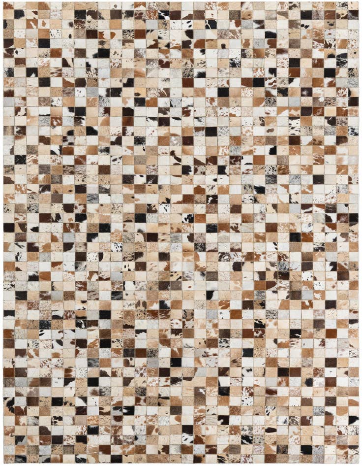 Detail image of 5' x 8' Cowhide Leather Rug